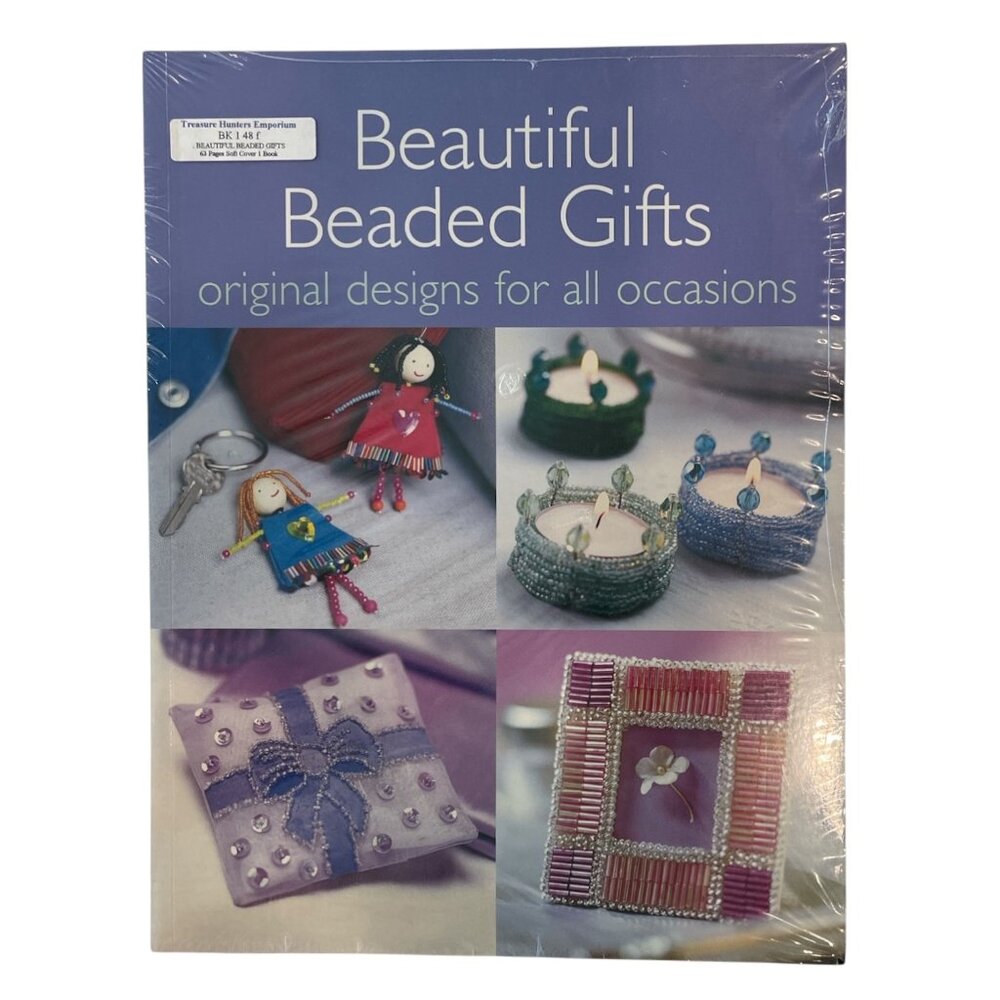 BK148 New Book BEAUTIFUL BEADED GIFTS By Lassus & Voituriez Soft Cover Wrapped
